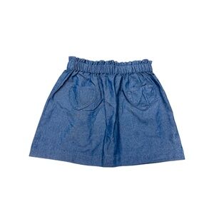 Compania Fantastica Heart Pockets Denim Skirt